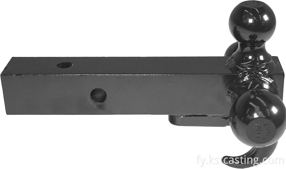 Sina Trailer Trailer Trailer Smyt foar ûntfangers Truck Towing mei Tow Hook Heavy Duty Three Ball Trailer Hitch mei HOOK